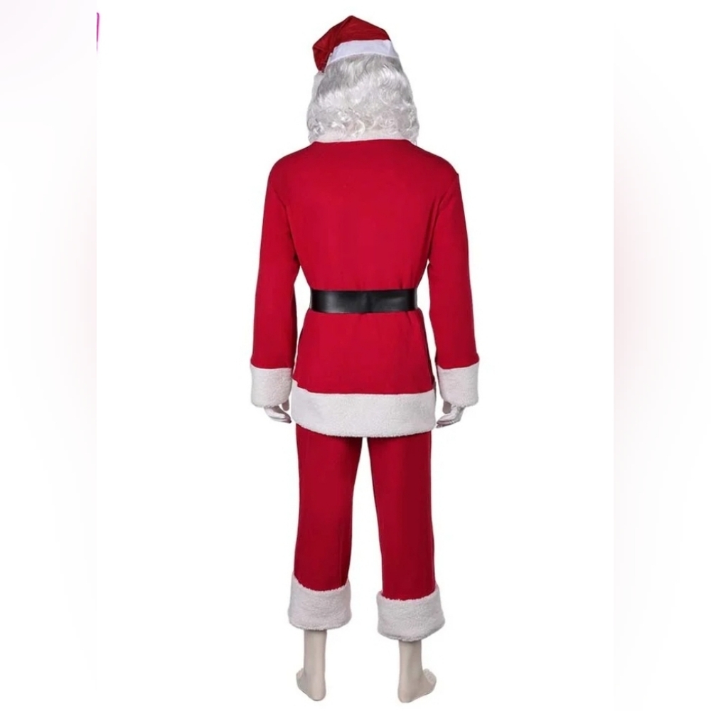 Mens Small Horror Terrifier Art The Clown Santa Outfit Halloween Cosplay Costume - Picture 2 of 6